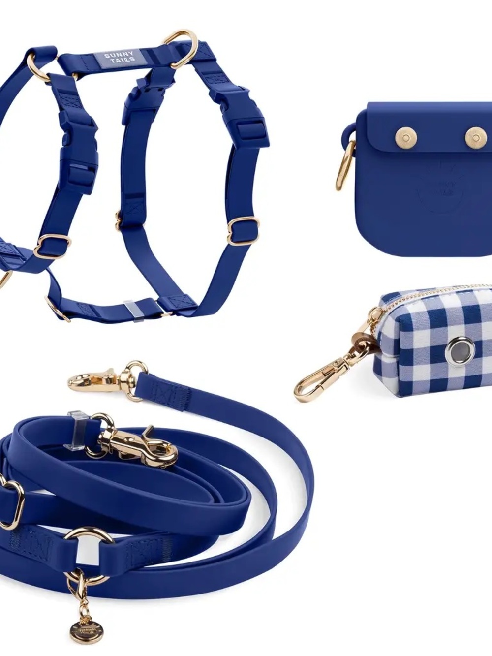 Sunny Tails Dog Harness, Leash & Accessory Set